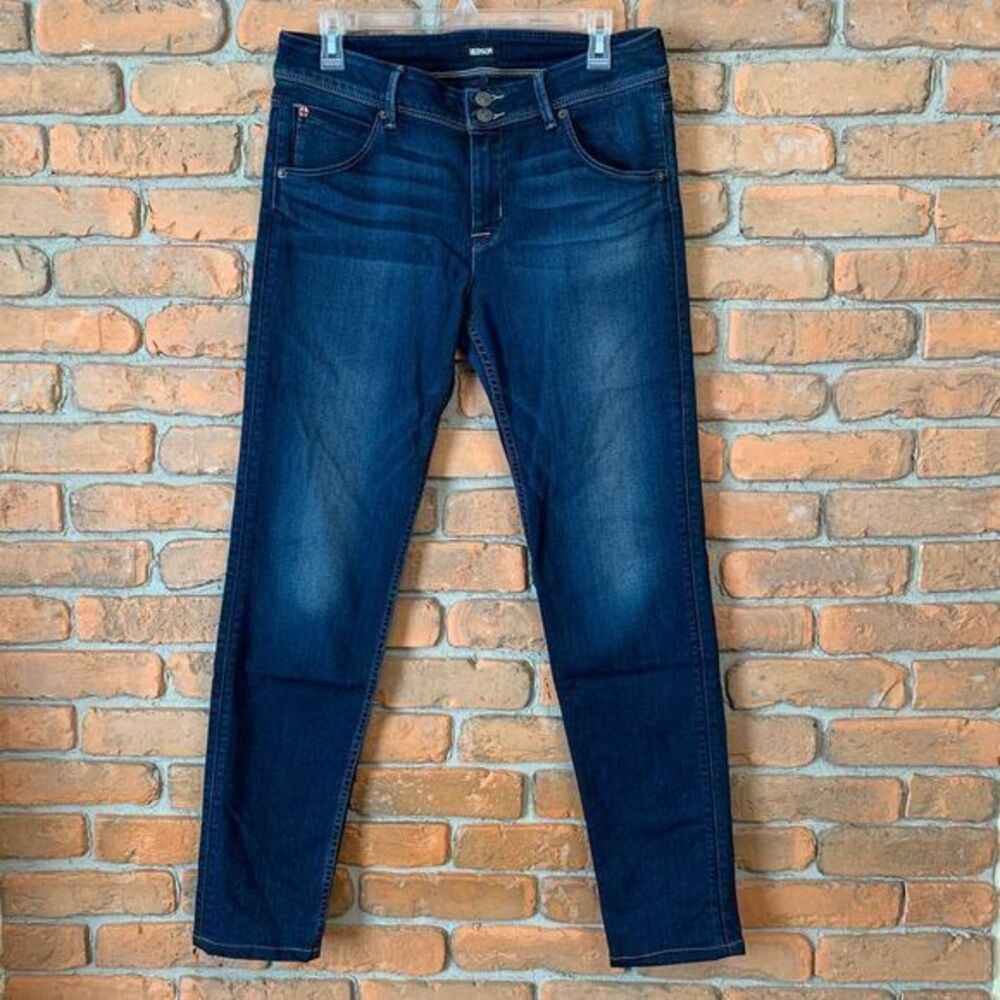 Hudson Jeans Women's Size‎ 29 Blue Collin Mid Rise Skinny Supermodel Cropped
